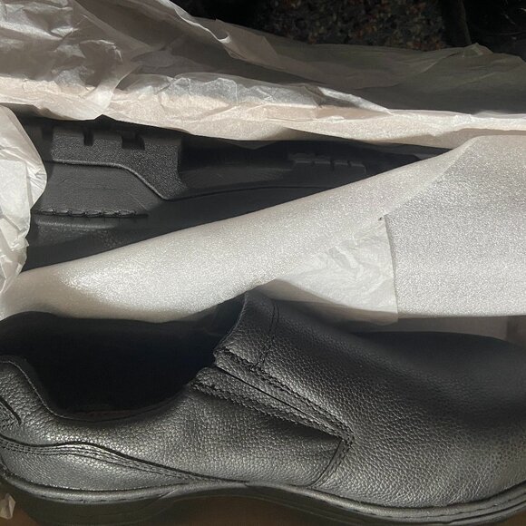 ✨✨ Hytest FootRests XT Stealth Nano Toe Slip On Safety Shoes Black K20020 11 NW - Picture 2 of 7